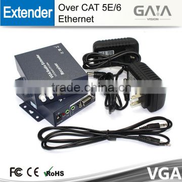 300m VGA Extender 1x1 with 3.5mm audio by single UTP cable