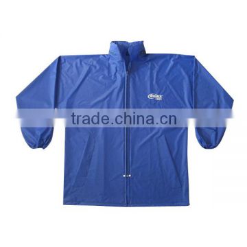 Waterproof PU Rain Jacket, Fashion Plastic Raincoat