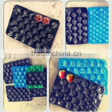 colored plastic serving trays