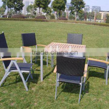 wholesale WPC rattan chair desk