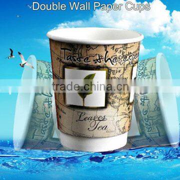 China Quality Best Disposable Double Wall Coffee Paper Cups