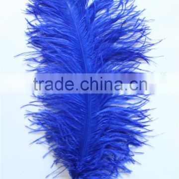 28"-30" Wholesale Bulk Blue Ostrich Feather For Wedding Table Decoration