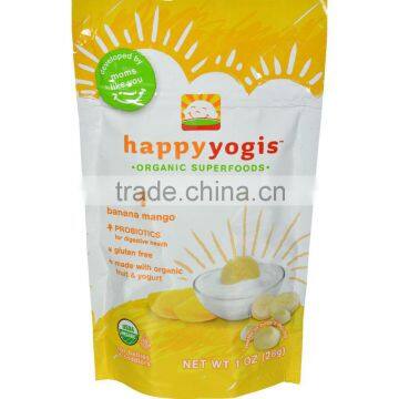 Happy Baby HappyMelts Organic Yogurt Snacks for Babies and Toddlers Banana Mango - 1 oz - Case of 8