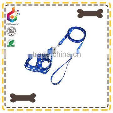 Footprint printed nylon rope dog leashes