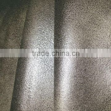 Hot Stamping Sofa Fabric/Brushed Kniting Backing Polyester Suede