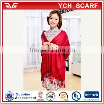 made in china wide turkish pashmina shawl for lady