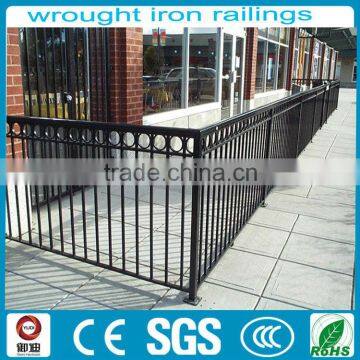 modern wrought iron fence post for stair handrail