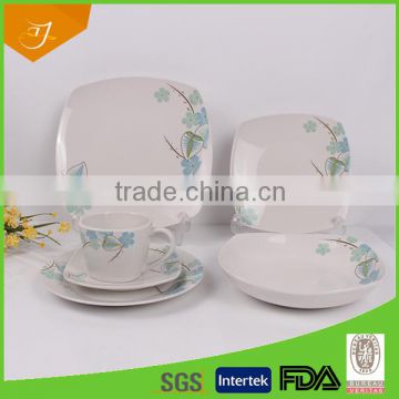 standard dinner plate size With Flower Designs