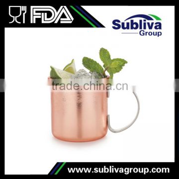 Stainless Lined Antique Brass And Copper Mugs Mini, Manufacturers india Copper Moscow Mule Mug For Cocktails                        
                                                Quality Choice