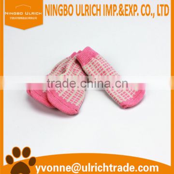 S106 new fashion square pattern knitted hot pet socks