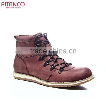 High quality genuine leather mens fashion Martin boots