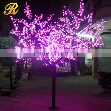 Artificial cherry blossom tree with led lights for christmas decorations