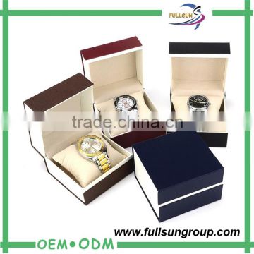 PU leather handmade luxury watch storage box