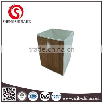 Foldable bamboo clothes storage box