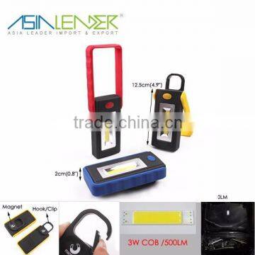 Asia Leader Products BT-4806 3W COB 500Lumen LED Portable Super Bright LED Work Light