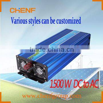 CHENF China cheap1500w electric power saver solar hybrid on grid pure sine wave inverter