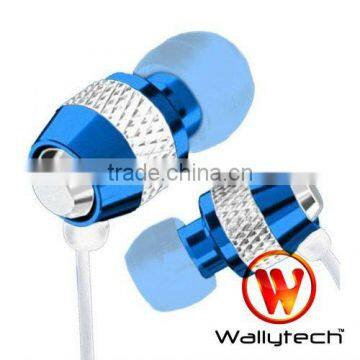 Wallytech WEA-081 Hot sale Metal Stereo in-ear Earphone for MP3 for iPod Music