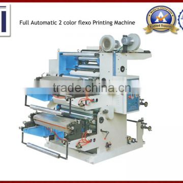 Full Automatic 2 Color Flexo Printing Machinery