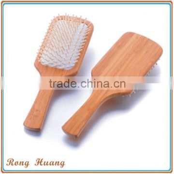 2013 hot sale bamboo hair brush with paddle