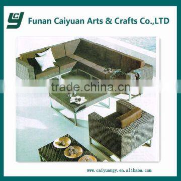 2015 new design patio garden sets plastic rattan outdoor furniture