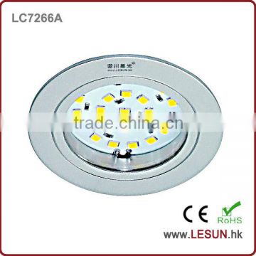 Recessed 2W 12V led cabinet light/ceiling spotlight LC7266A