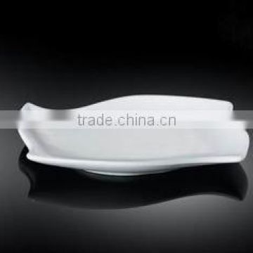 H5769 fengxi factory white color rectangular porcelain towel plate