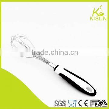 blcak and white PP+TPR handle with small egg whisk