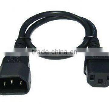 IEC Mains Lead Extension Cable Male to Female