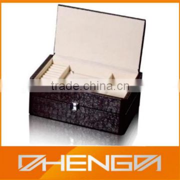 High Quality Elegant Customized Leather Jewelry Box(ZDL13-J150)
