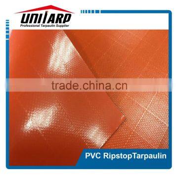 anti-UV waterproof ripstop pvc coated tarpaulin