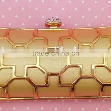 2014 leather with Diamond evening bag clutch