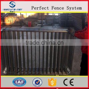 Event fence barrier with movable feature pedestrian using