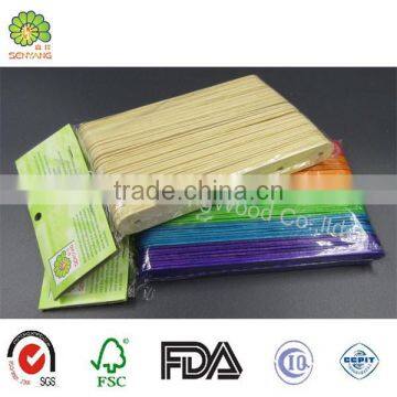 Cosmetic wooden disposable laboratory medical spatula