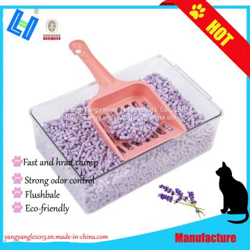 Pet supply: hot sell tofu cat litter with lavender scent