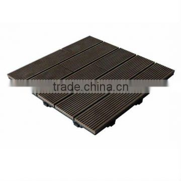 Outdoor Interlocking grooved easy install DIY WPC tile SD-DIT02