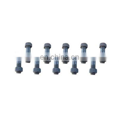 For JCB Backhoe 3CX 3DX Side Cutter Tooth Nut Bolt Set Of 10 Units - Whole Sale India Best Quality Auto Spare Parts