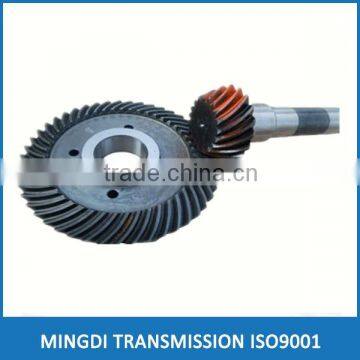 Hardened spiral miter gear / Metric gears / Module / Carbon steel / STOCK