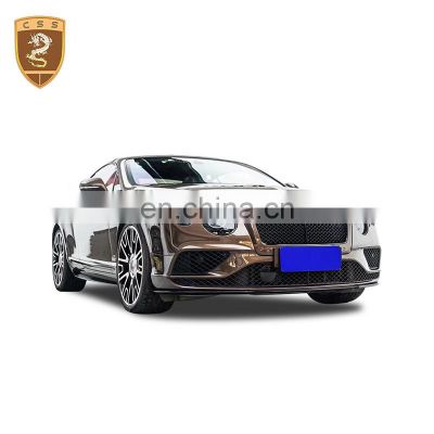 V8S Style Body Kit Car Bumper Diffuser Rear Lip Wing Spoiler For Bentley Continental GT Auto Styling Accessories 2015-2017