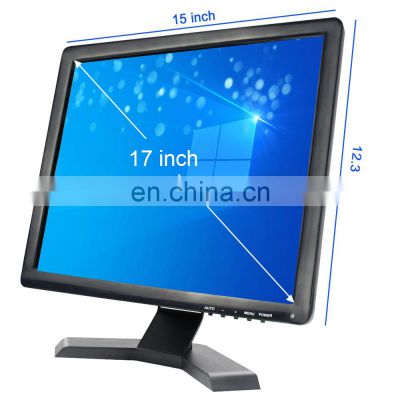 Customized 15 inch 19 inch VGA TFT LCD Monitor 17 inch LED PC Computer Monitor Manufacturer