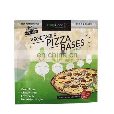 Custom Printed Packaging Bags Sealable Mylar Bags Custom Packages with Logos Zip Lock Plastic Bag for Pizza
