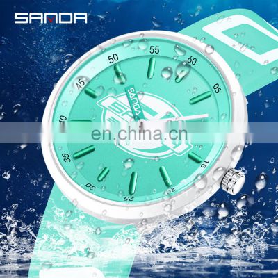 SANDA 3211 2022 New Women's Watches Simple Fashion Quartz Watch 50M Waterproof Wristwatch for Women Clock