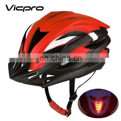 Helmet factory Cycling safety Sport bicycle bike helmets with led light