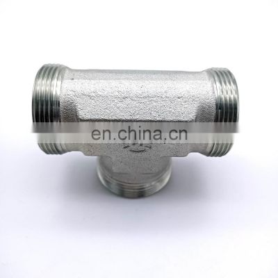 Competitive Price China Custom Hydraulic  Carbon Steel Pipe Tee Fitting