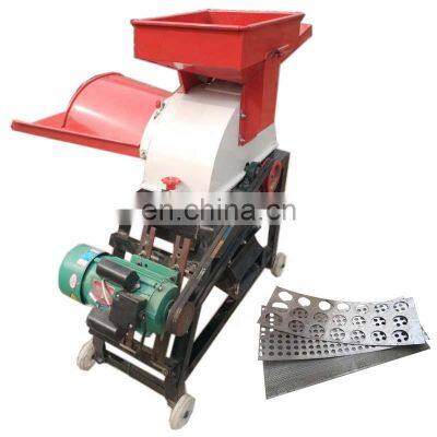 Maize grinding hammer mill hay chaff cutter machine for animal feed straw grass grinder machine