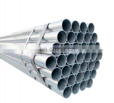 Hot Dipped Galvanized Iron round pipe/Galvanized erw Steel Tubes/Tubular carbon Steel pipes for greenhouse building construction