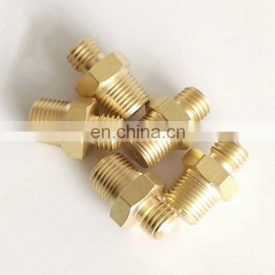 Machining Custom Brass Male Elbow Pneumatic Connector One Touch in Air Fitting Pneumatic Component