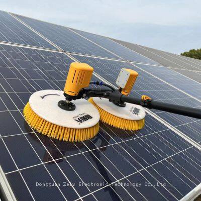 Roof Cleaning Brush Double Head Electric Cleaning Brush Kits For Solar Panel Cleaning brush