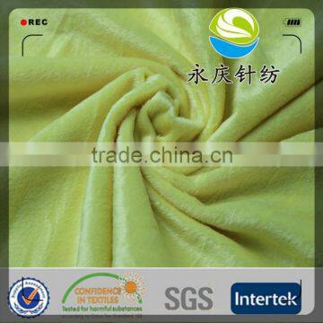 China manufacturer 100 polyester super soft solid minky fabric