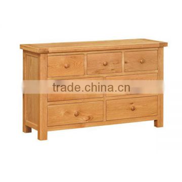 OA-4063 Wooden Furniture Solid Oak Chest / 7 Drawers Chest