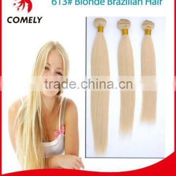 2014 Popular Brazilian 613 Blonde Hair Weave straight hair